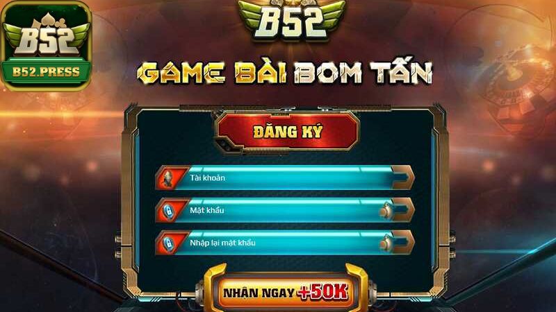 Đăng ký hoặc đăng nhập B52 Club để trải nghiệm các trò chơi Mini game hấp dẫn