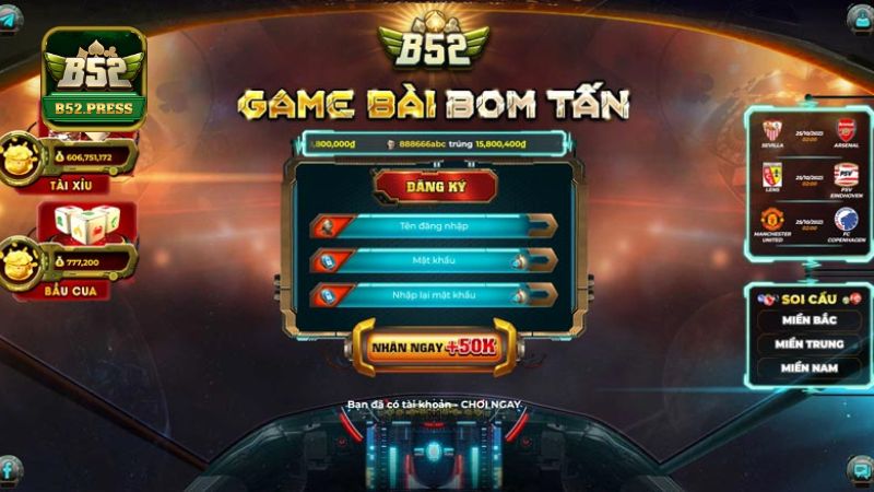 B52 Club là cổng game hợp pháp tại Việt Nam