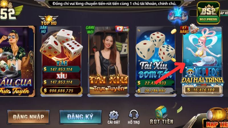 Game bắn cá B52 Club thu hút hàng nghìn lượt truy cập